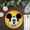 8 Count Mickey Mouse Party Paper Dessert Plates 7 Inch Disposable Tableware for Kids Birthday Celebration